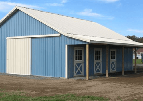 custom horse barn