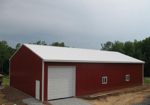barn made with post-frame construction